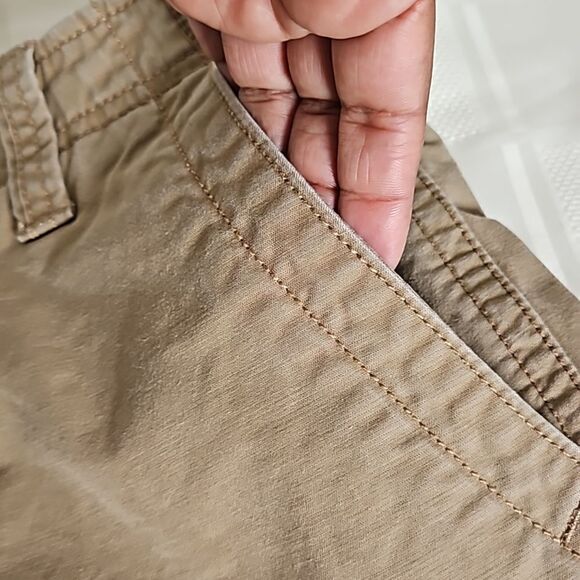 IZOD Men's Cargo Cotton Shorts Khaki Size 30 - Picture 10 of 16